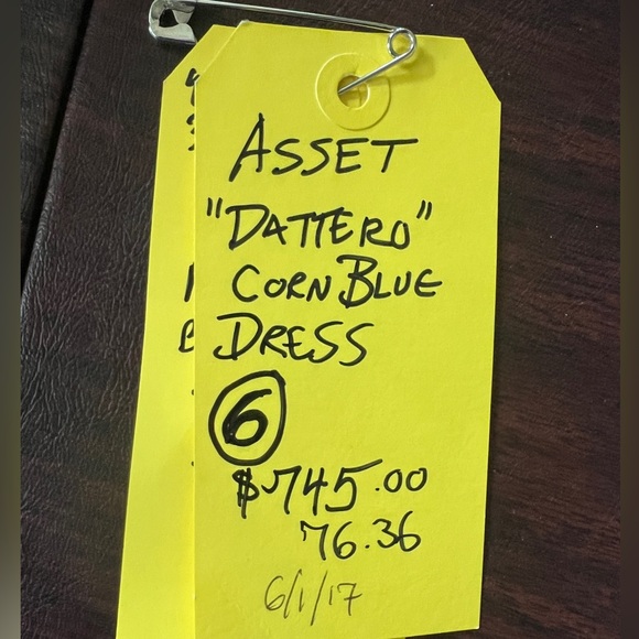 MaxMara Belted Sleeveless Sheath Knee Length Pencil Dress Royal Blue size 6 - Picture 8 of 10